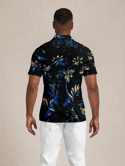 Botanical Energy Men's Polo Top UPF50+