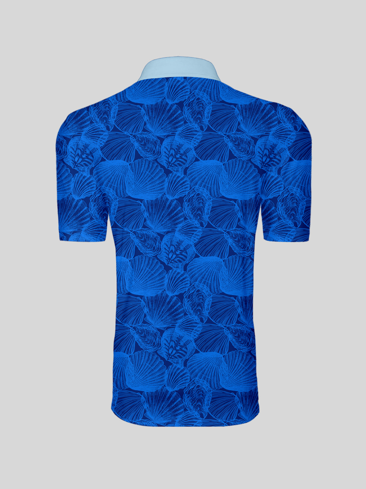 Botanical Energy Herren-Poloshirt mit Rippkragen, UPF50+