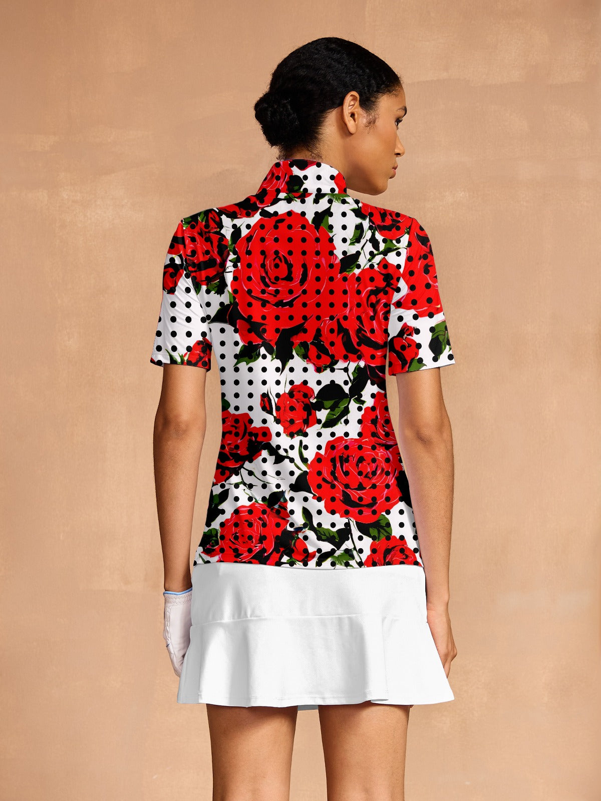 Botanical Energy Golf Shirt Quarterzip UPF50+