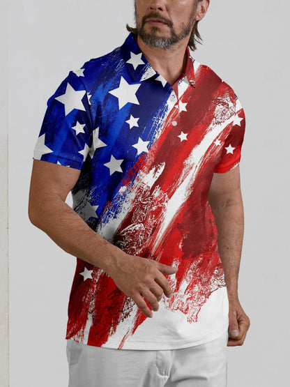 Damen Golf Polo UPF50+ USA 1776 Hyper-Prep