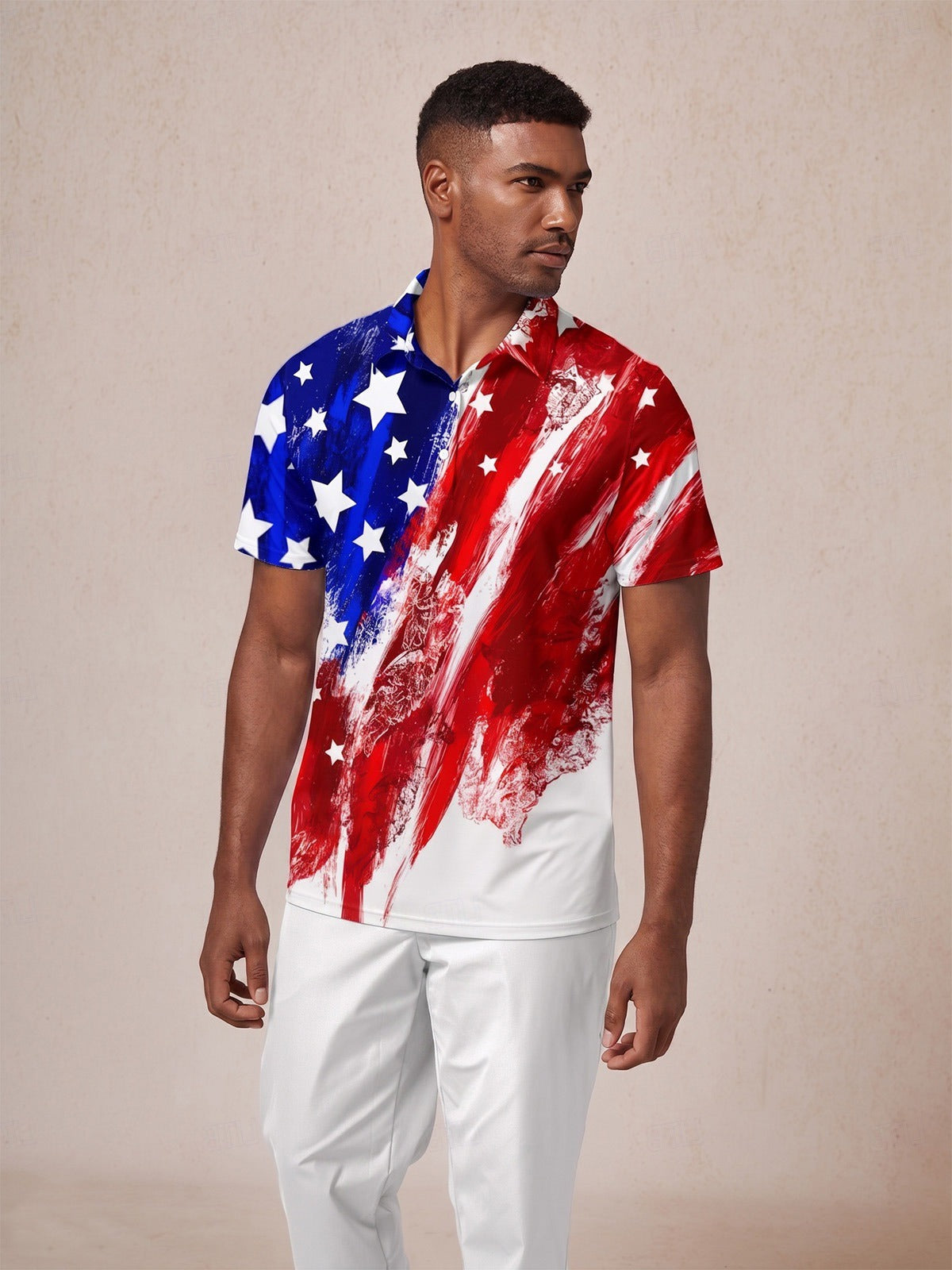 Damen Golf Polo UPF50+ USA 1776 Hyper-Prep