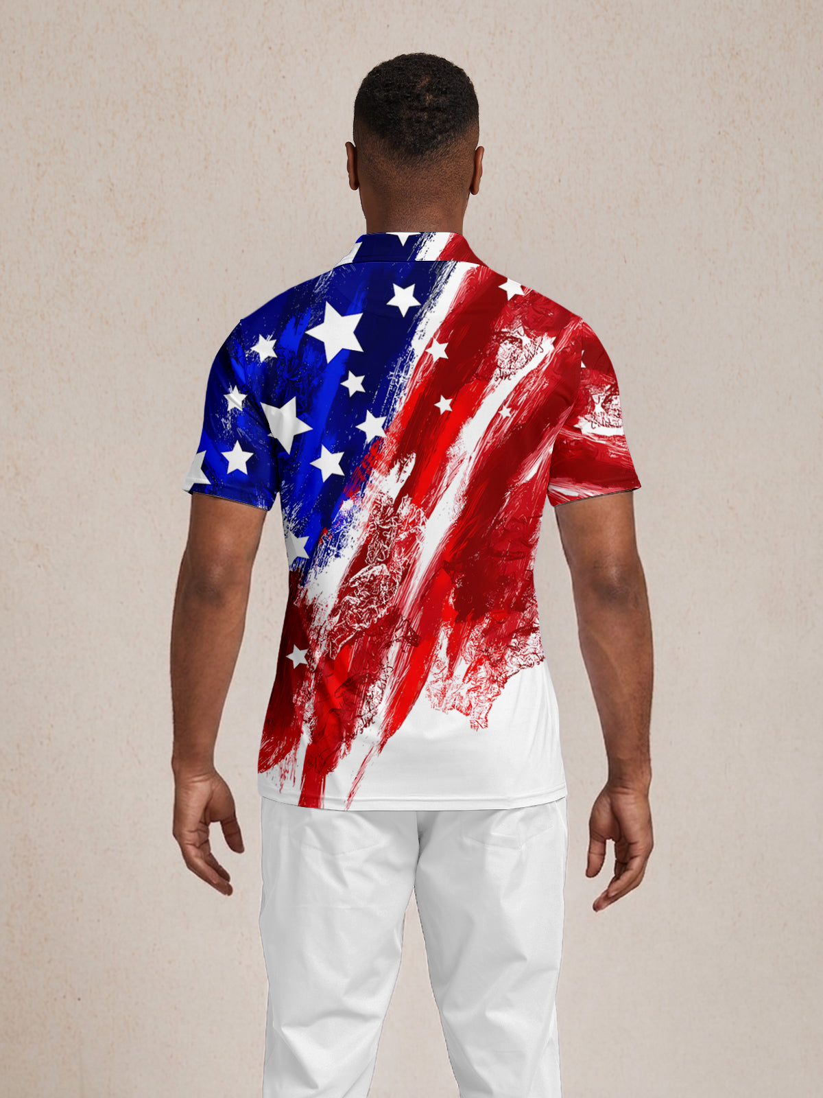 Damen Golf Polo UPF50+ USA 1776 Hyper-Prep
