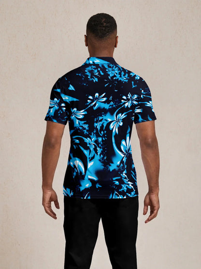Botanical Energy Men's Polo Top UPF50+