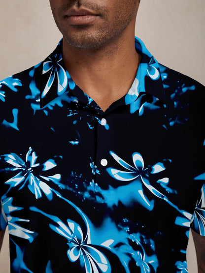 Botanical Energy Men's Polo Top UPF50+