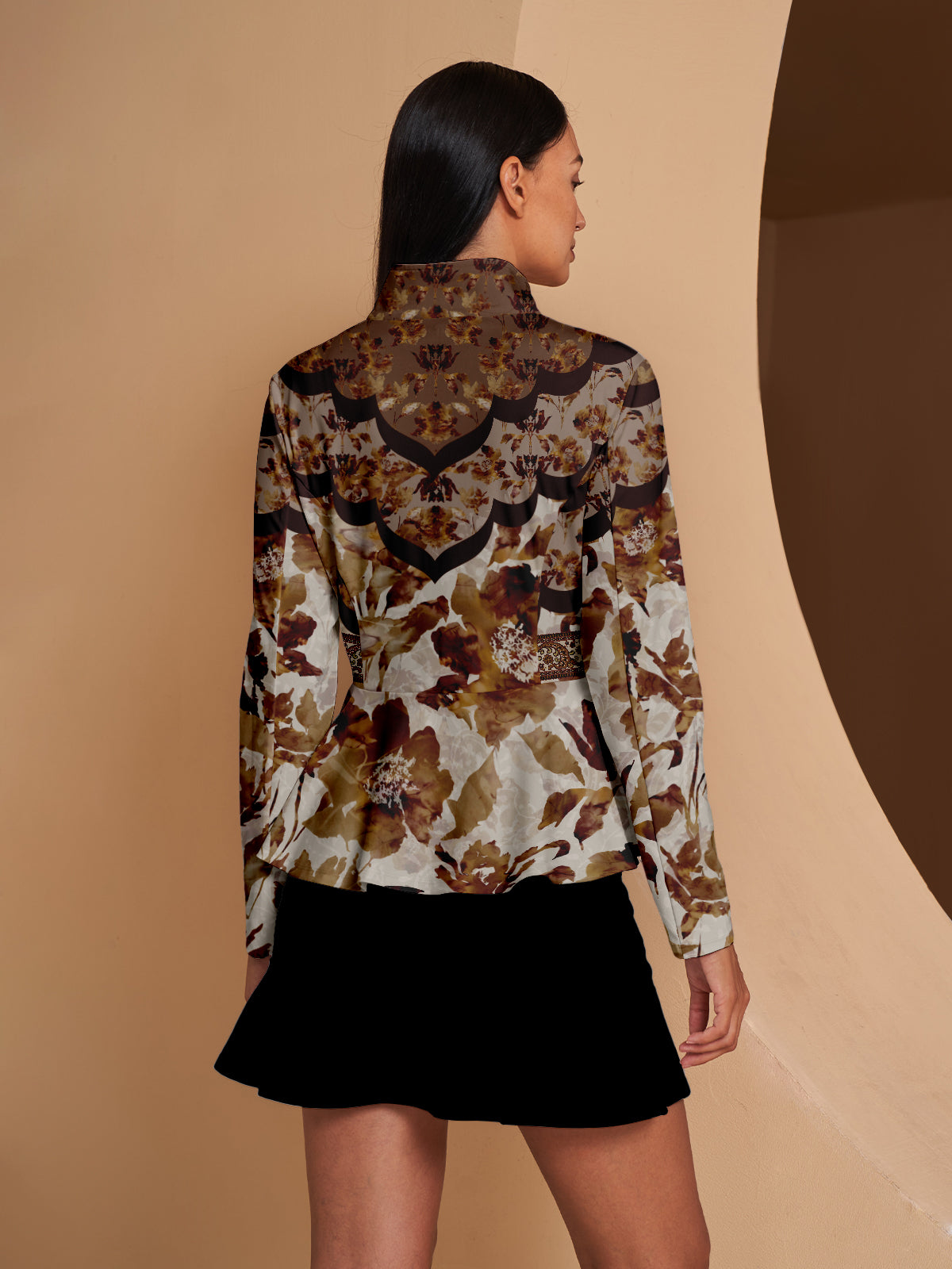 Botanical Energy Ruffle Golf Jacket Sun Protection