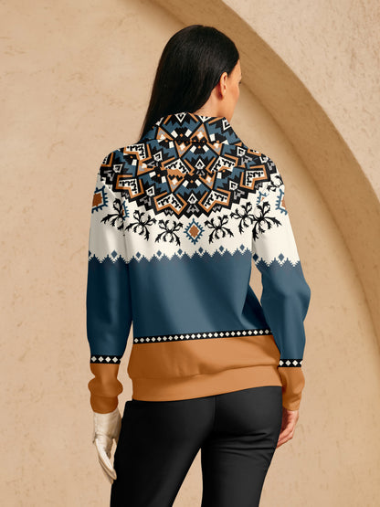 Sweat-shirt de golf Baroque audacieux