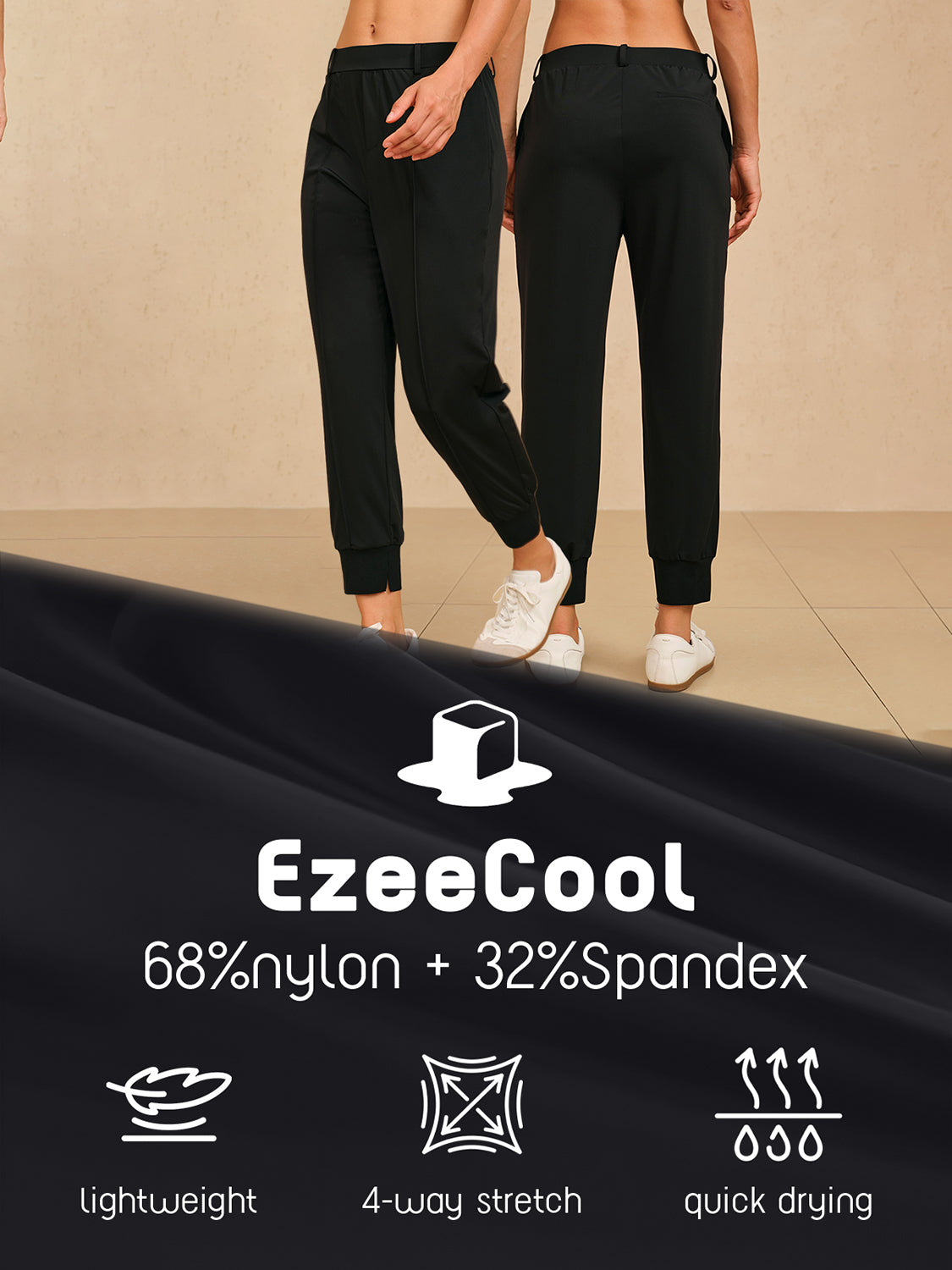 Más Que Básicos Pantalones Tobilleros de Rendimiento de 36.5 Pulgadas