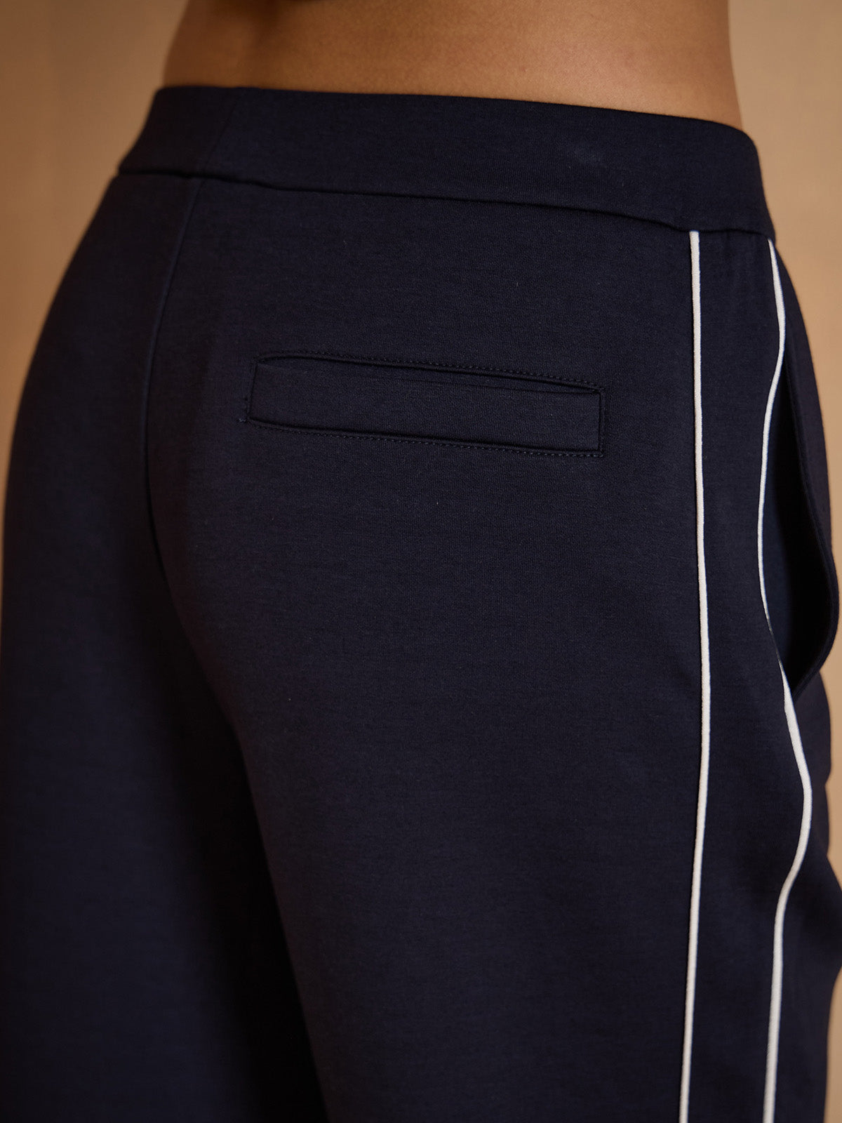 UltraSoft Wool Stretch Trimmed Pants