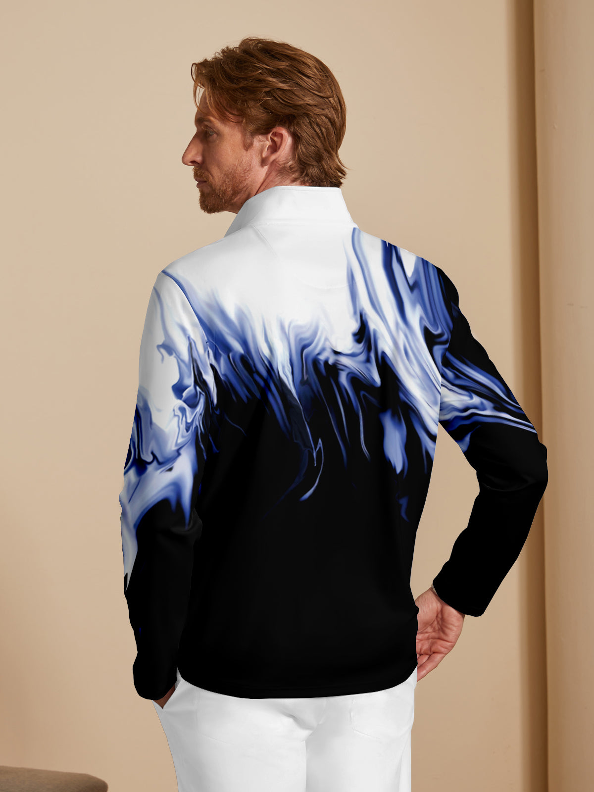 Inked Skins Men's Golf Shirt Quarterzip UPF50+