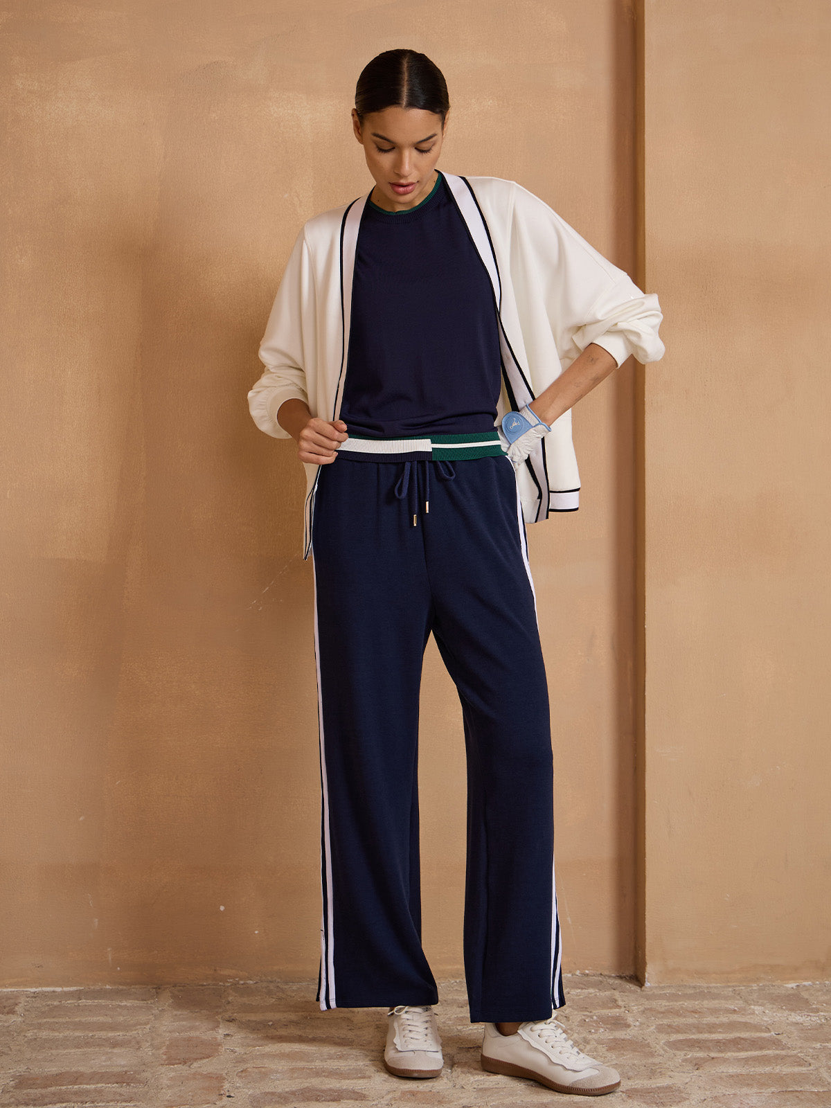 UltraSoft Wool Long Sleeve Trimmed Sweat Cardigan