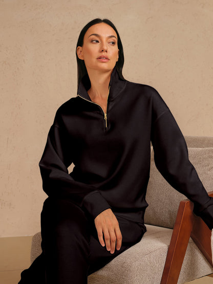 UltraSoft Long Sleeve Quarterzip Sweatshirt