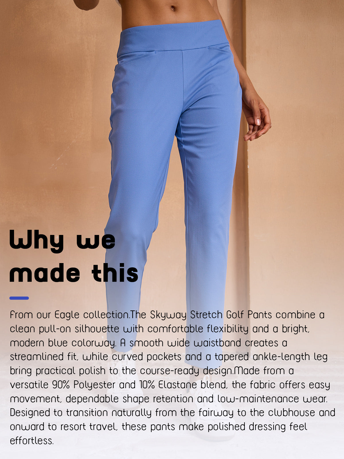 EAGLE 28 Inch Performance Stretch Ankle Pants