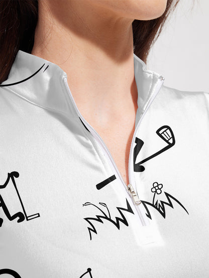 Hyper-prep-Golf Shirt Quarterzip UPF50+