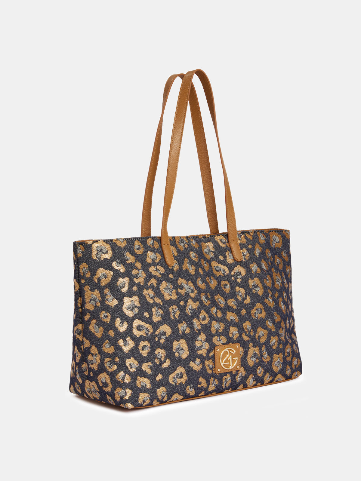 Leopard Jacquard Canvas Everyday Tote