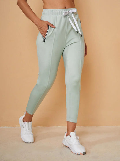 기본 이상의 스트링 카프리 스웨트팬츠