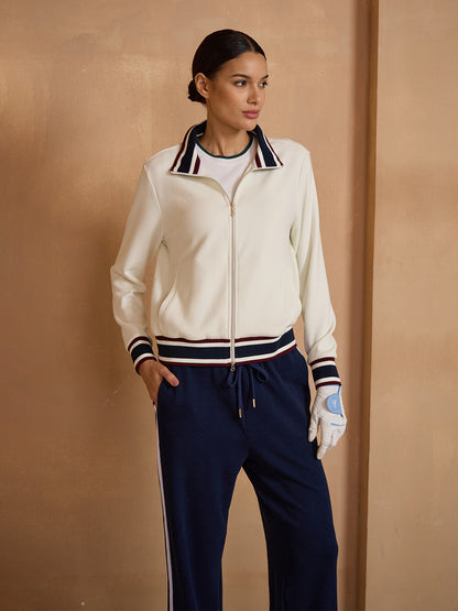 UltraSoft Velour Long Sleeve Full Zip Jacket