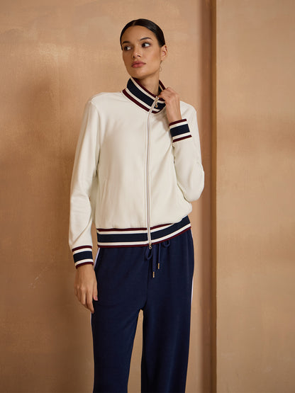 UltraSoft Velour Long Sleeve Full Zip Jacket