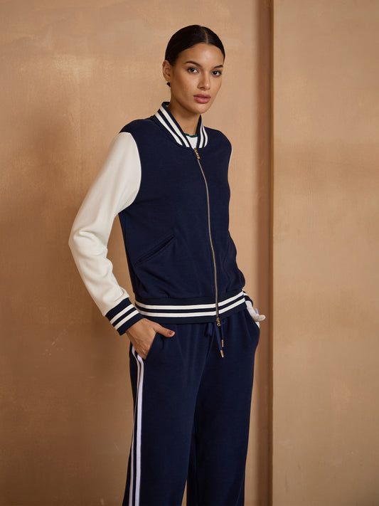 UltraSoft Velour Long Sleeve Full Zip Jacket