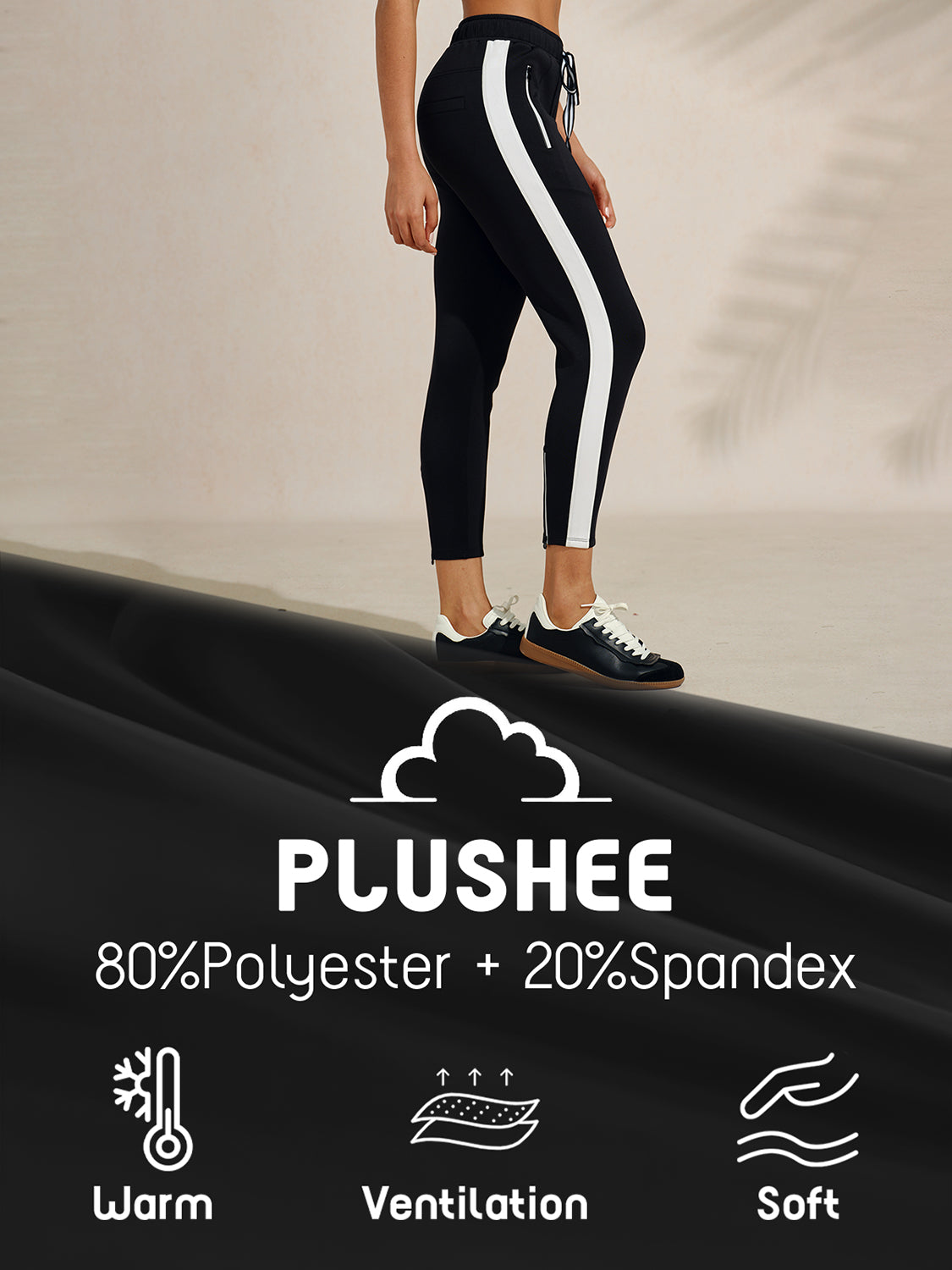 More Than Basic Drawstring Capri Sweatpants