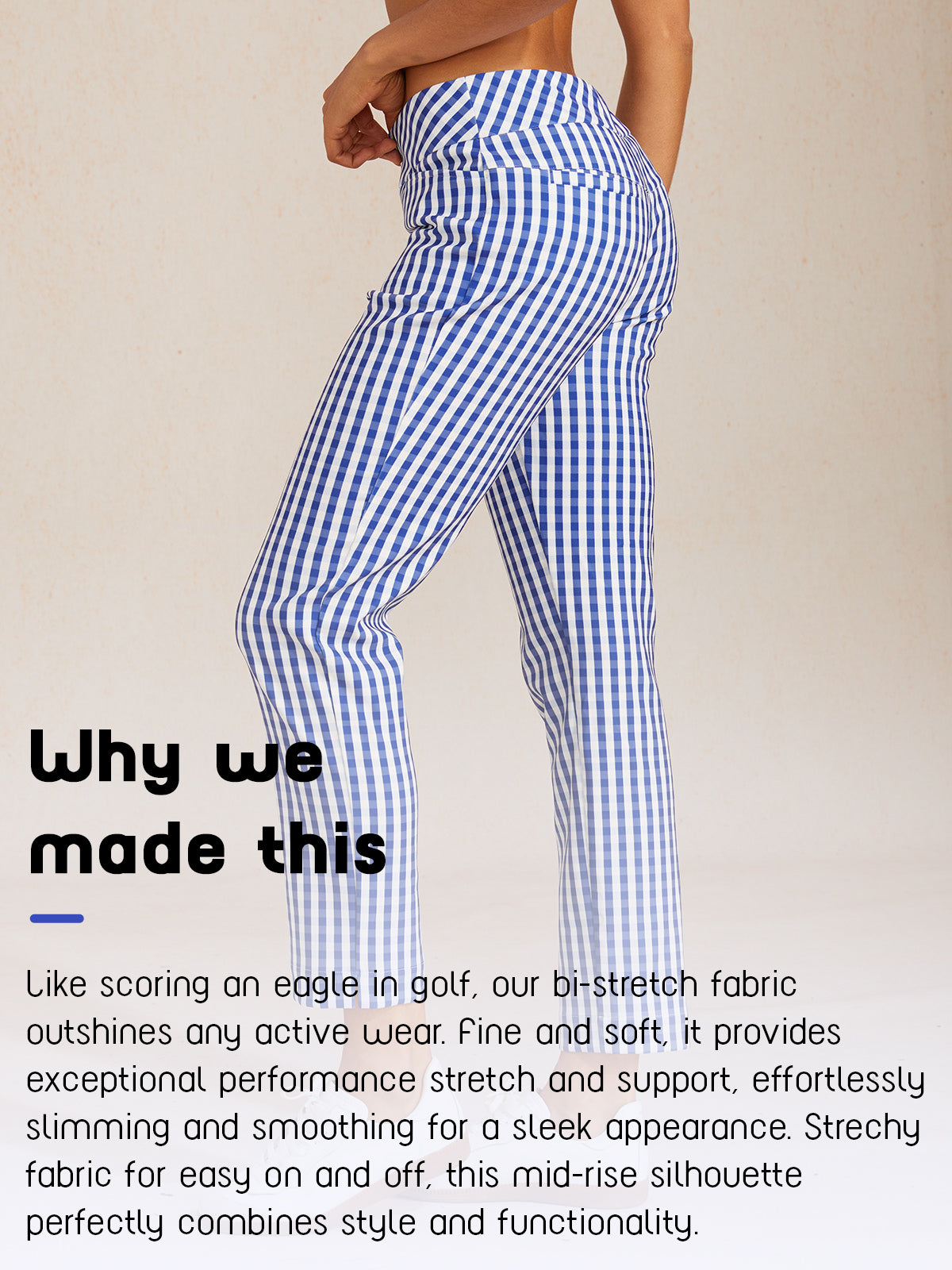 Pantaloni alla Caviglia Stretch Performance EAGLE 71 cm