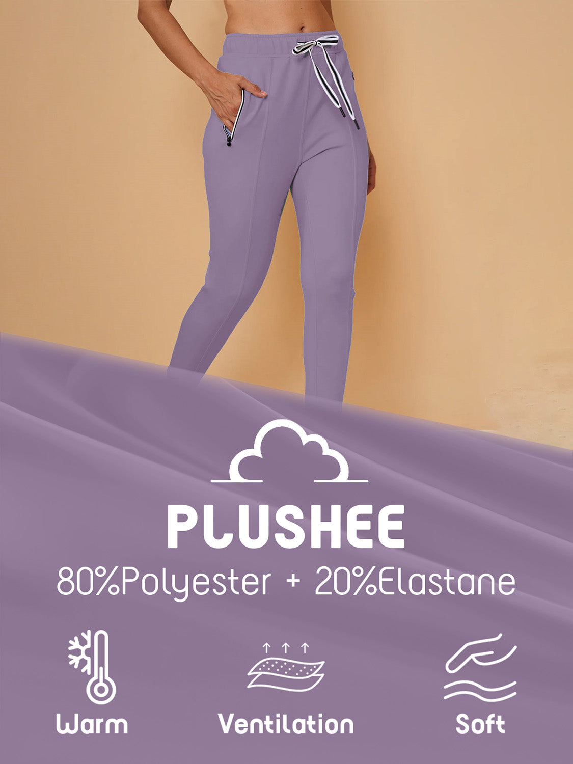Chic Drawstring Capri Pantalon Jogger Ropa Golf Mujer