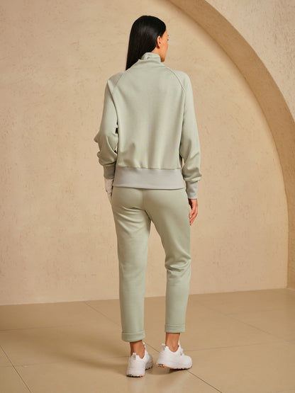 Chaqueta de manga larga UltraSoft con ribetes