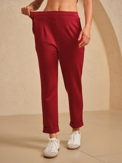 UltraSoft Stretch Hidden Drawstring Cuff Pants