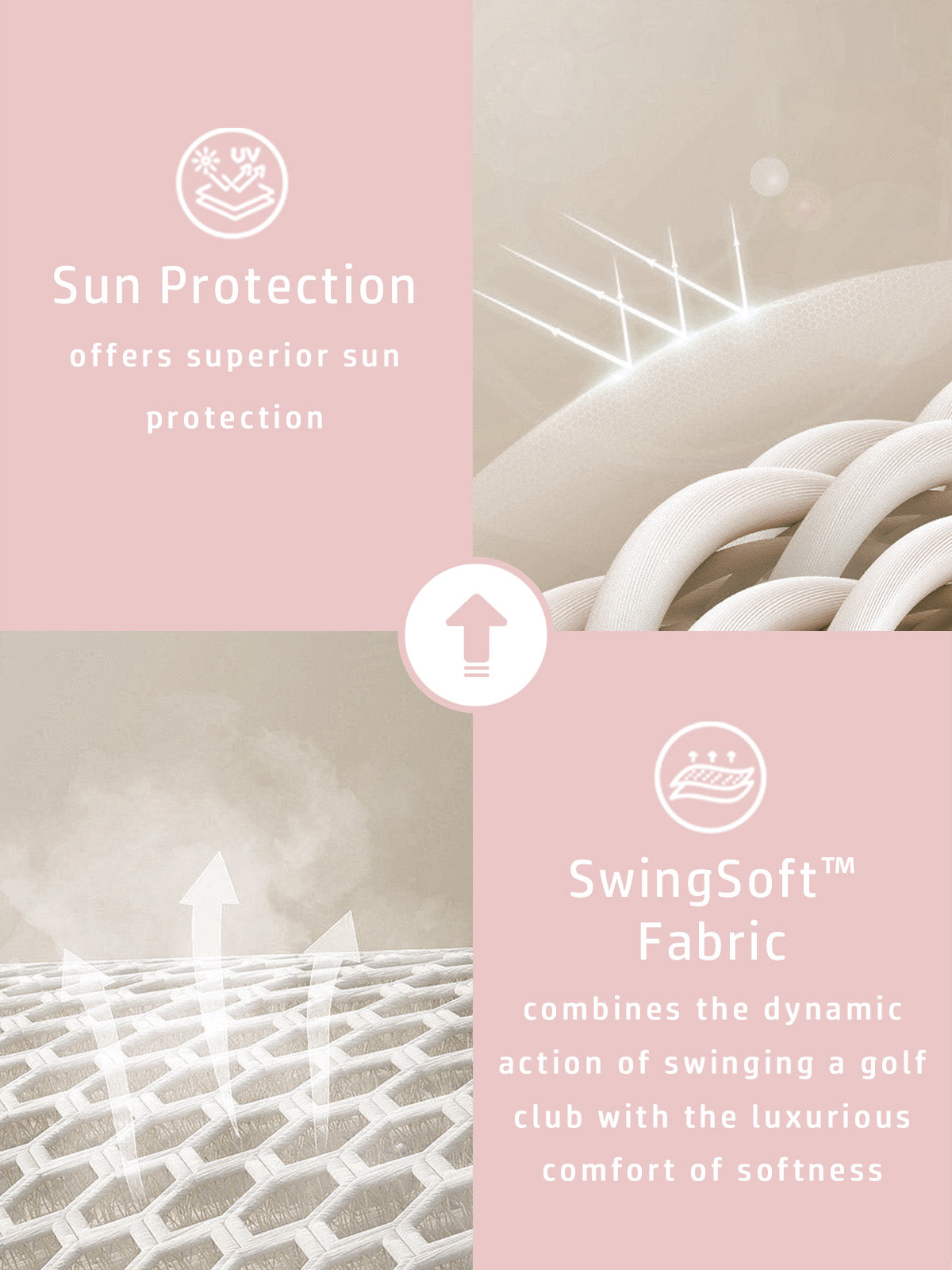 Pretty Feminine Ruffle Golf Jacket Sun Protection
