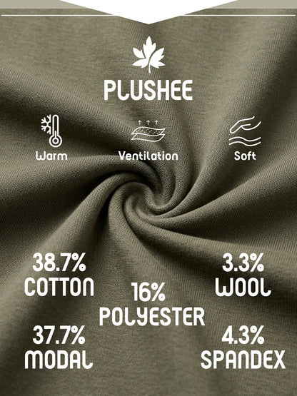 Felpa UltraSoft Wool a maniche lunghe con colletto e bottoni