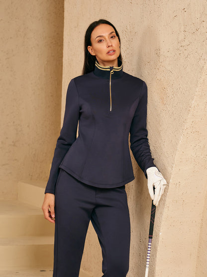 Navycore Sudadera ajustada de manga larga con elasticidad