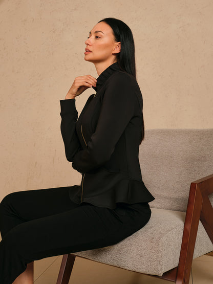 More Than Basic Chaqueta de Golf con Volantes