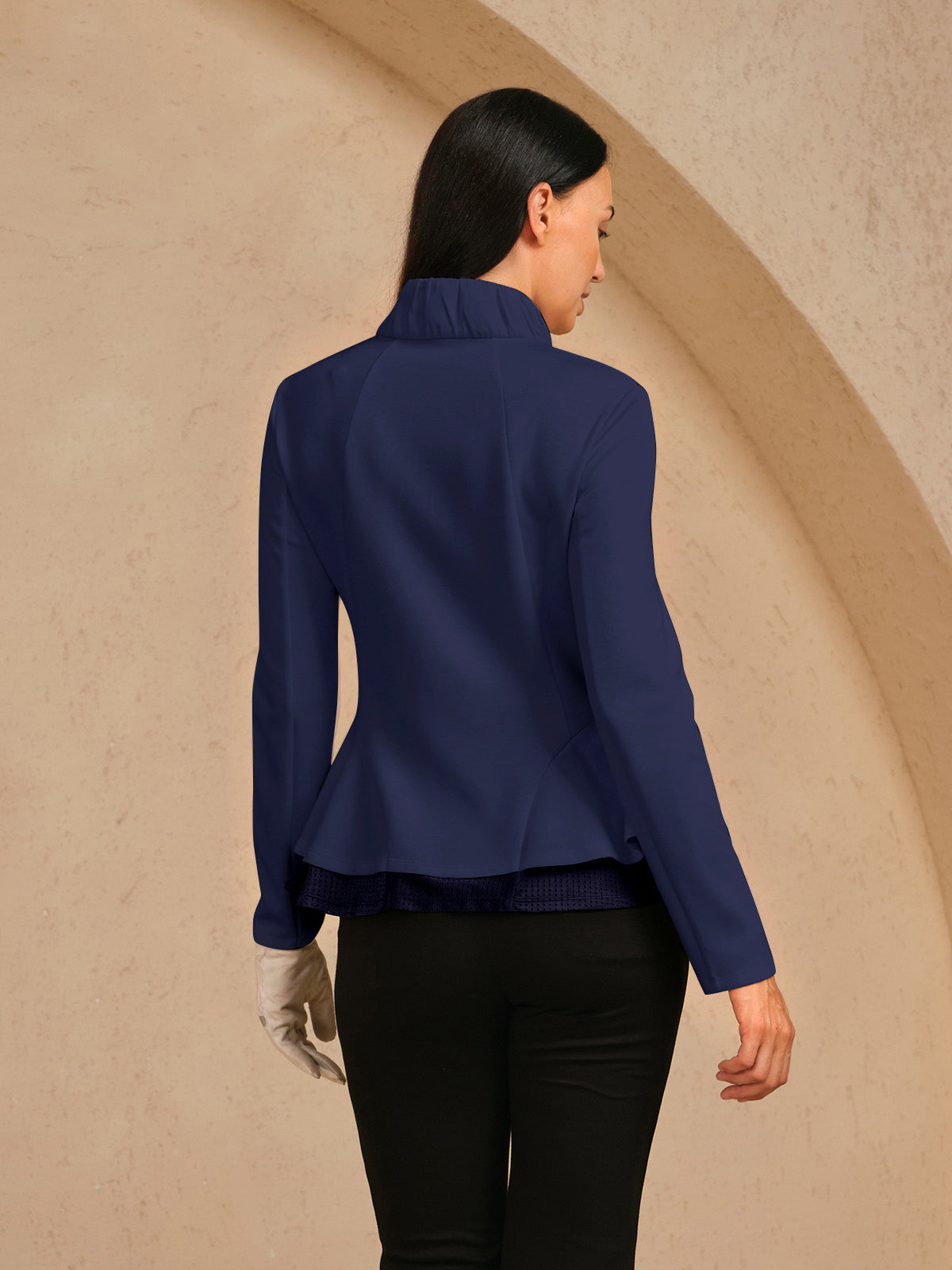 More Than Basic Ruffle Golf Jacket