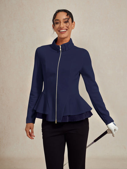 ベーシック以上のラッフルゴルフジャケット