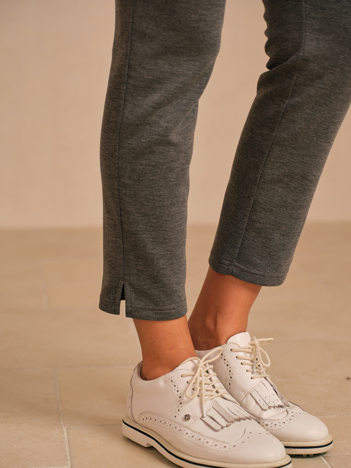 More Than Basic Stretch Zipper Pocket Ankle Pants