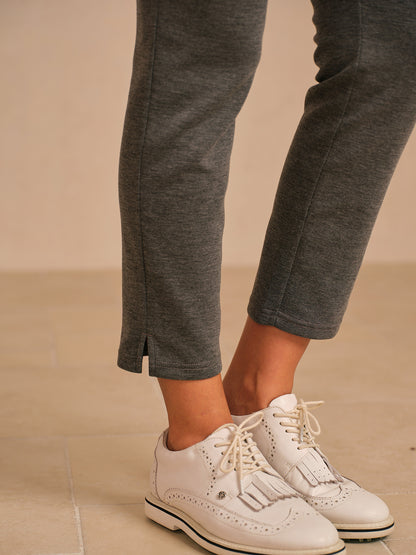 More Than Basic Stretch Zipper Pocket Ankle Pants
