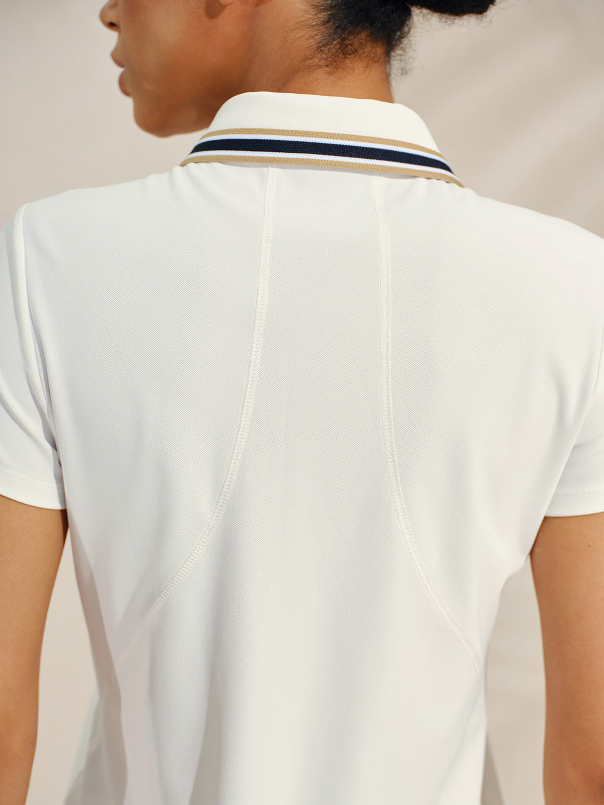 Polo Golf Crisp Couture in piqué a maniche corte