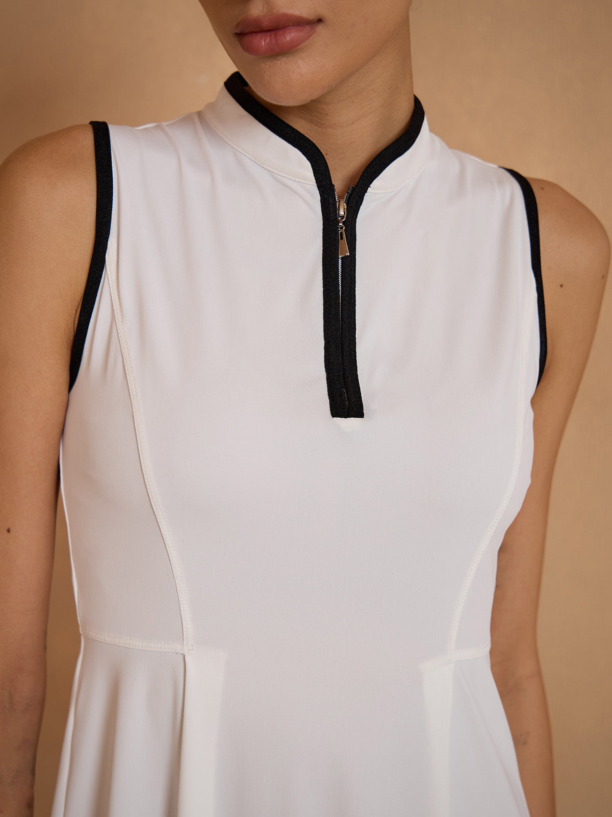 Navycore Sleeveless Color Block Golf Dress