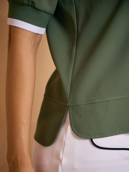 Crisp Couture Kurzarm Polooberteil UPF50+