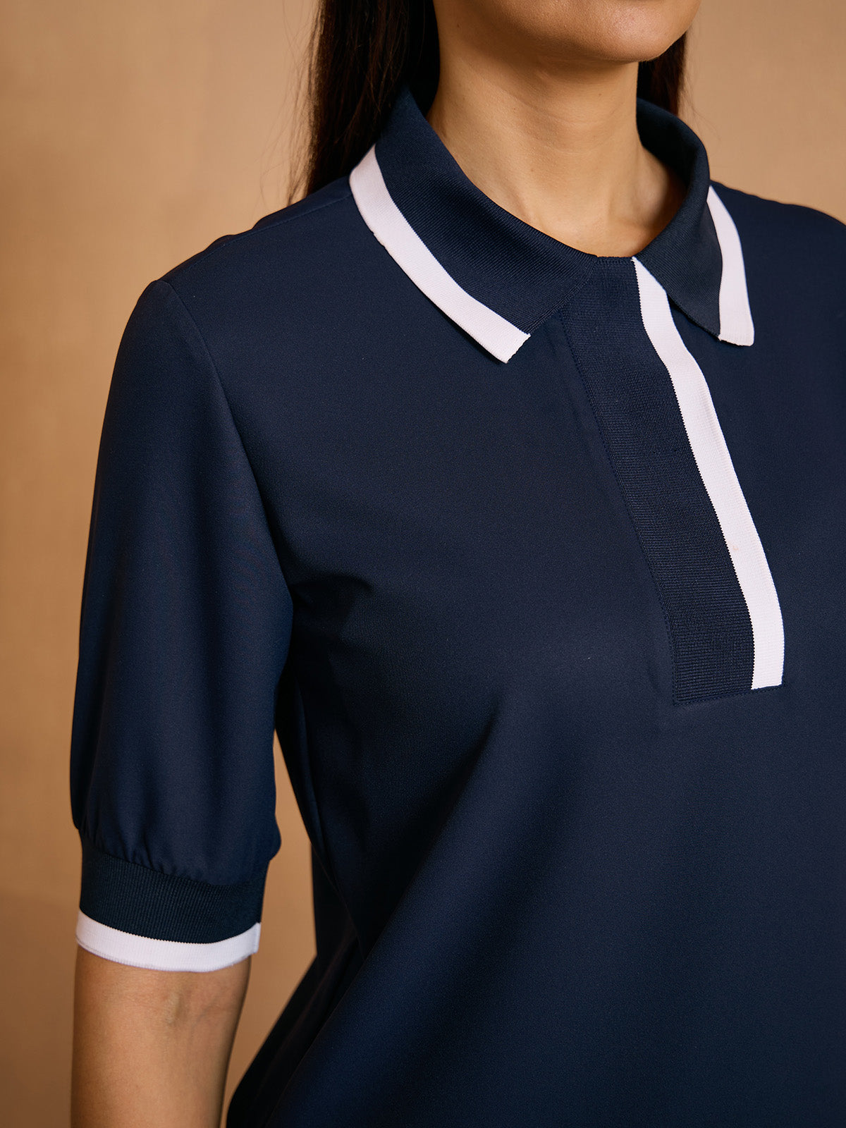 Crisp Couture Kurzarm Polooberteil UPF50+