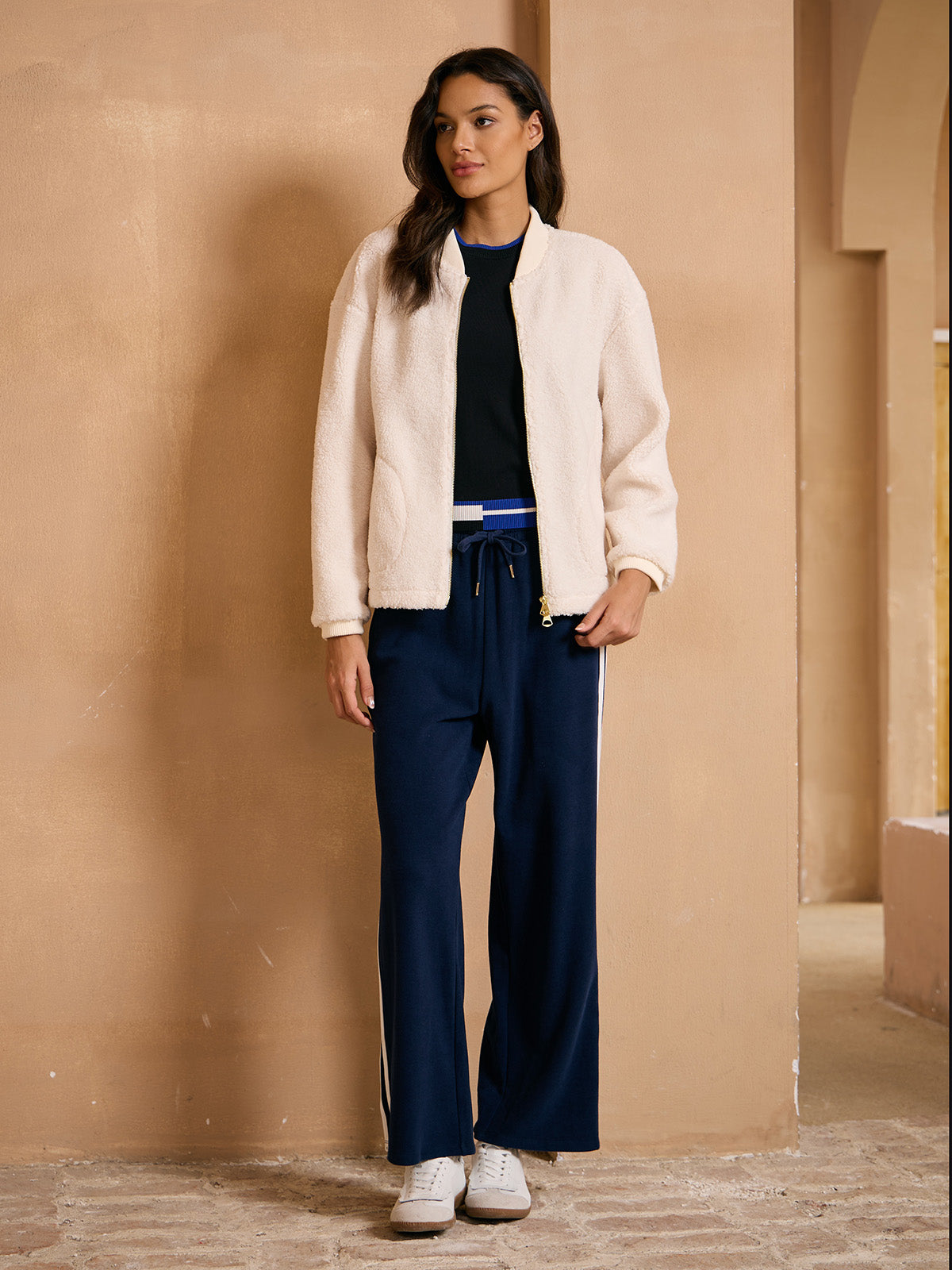 More Than Basic Cloud Fleece Bomber Jacket