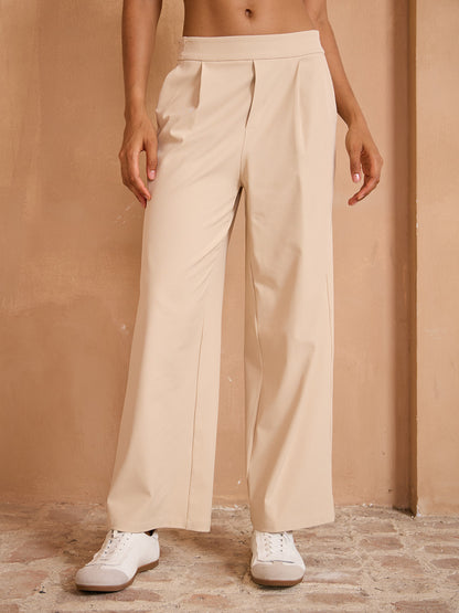 Mehr als Basic: Performance Stretchhose mit weitem Bein
