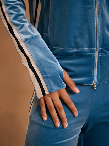 UltraSoft Velvet Long Sleeve Full Zip Jacket