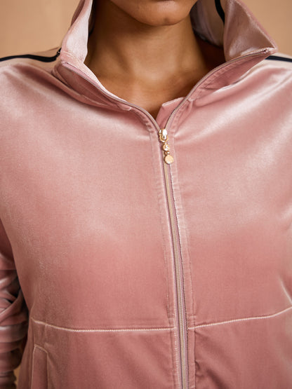 UltraSoft Velvet Long Sleeve Full Zip Jacket