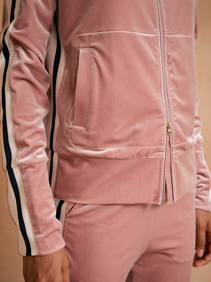 UltraSoft Velvet Long Sleeve Full Zip Jacket