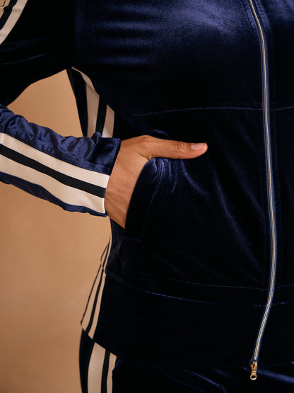 UltraSoft Velvet Long Sleeve Full Zip Jacket