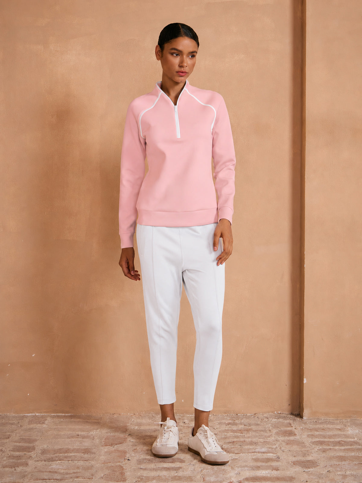 More Than Basic Long Sleeve Trimmed Sweatshirt