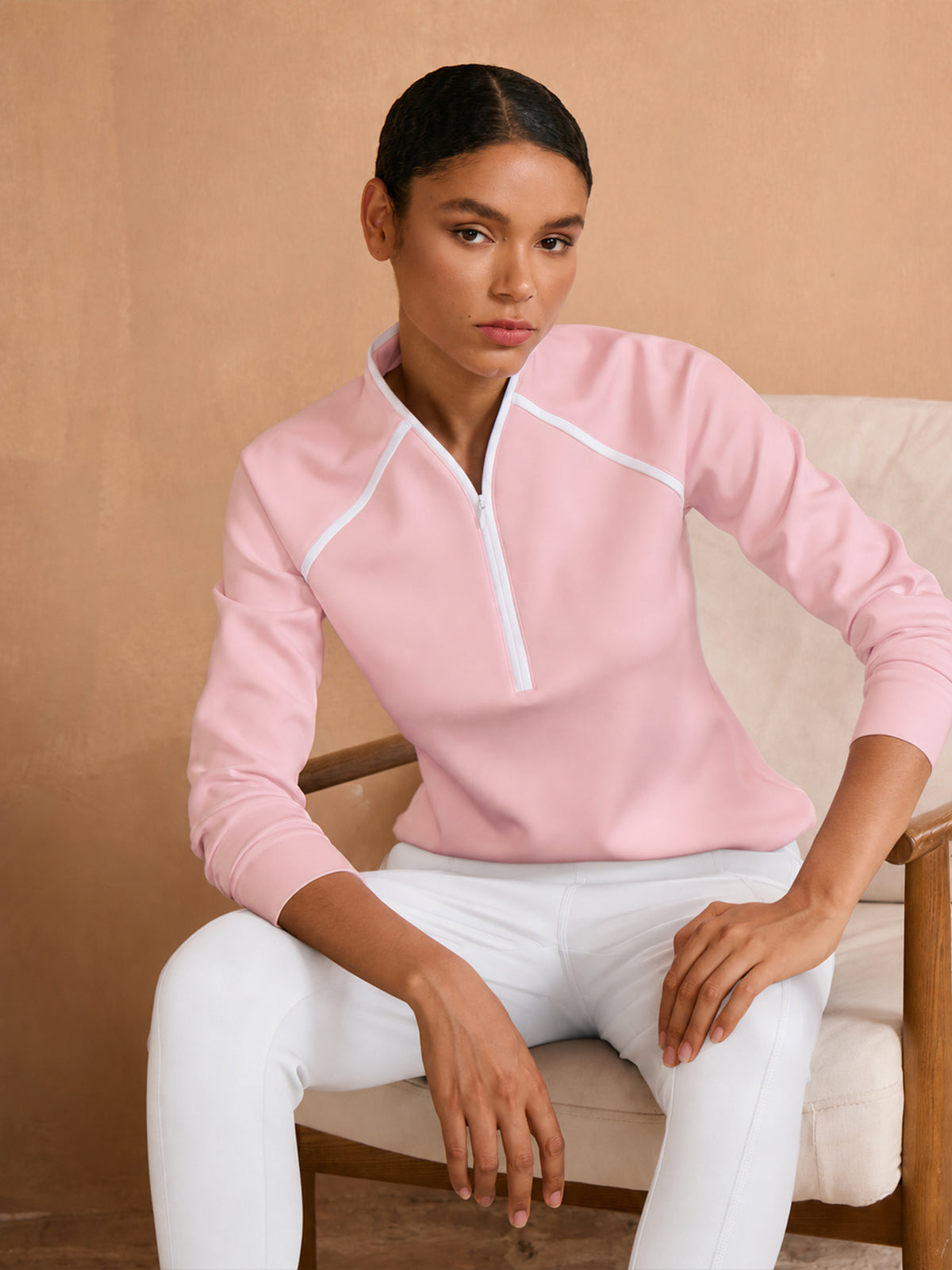 More Than Basic Long Sleeve Trimmed Sweatshirt