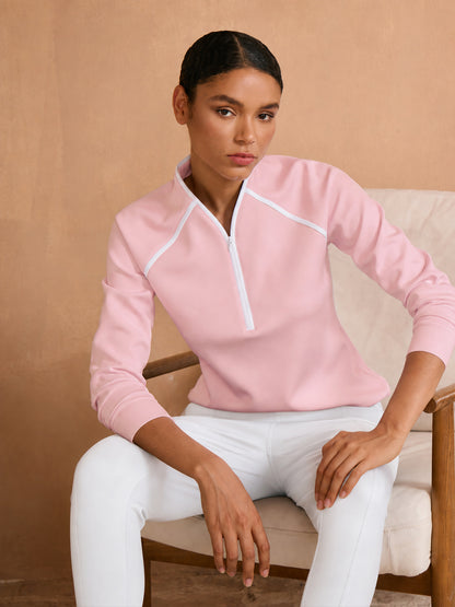 More Than Basic Long Sleeve Trimmed Sweatshirt