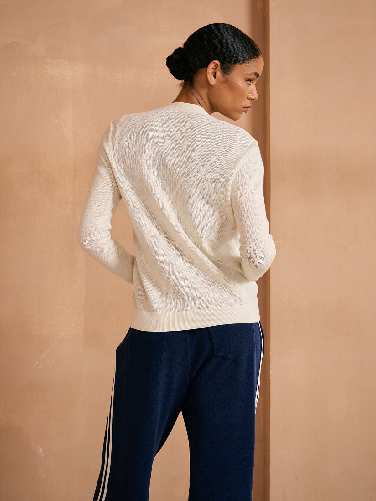More Than Basic Long Sleeve Signature Textured Cardigan
