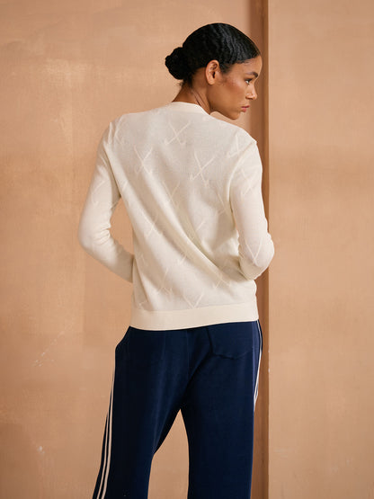 More Than Basic Long Sleeve Signature Textured Cardigan